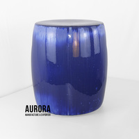 Taburetes de cerámica esmaltados hechos a mano vietnamitas baratos al por mayor para la decoración interior y exterior con logotipo gratuito