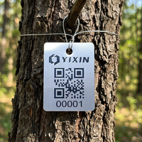 Gravure personnalisée Plaque de code QR en acier inoxydable Gravure gravée à 304 Différents numéros de code QR pour chaque étiquette