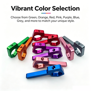 Soportes de Montaje de Aluminio Mecanizados por CNC de Precisión, Acabado Anodizado Multicolor - Product Image 2