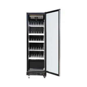 Consegna design gratuita supermercato display verticale cola frigo bevande refrigerate vetrina frigo