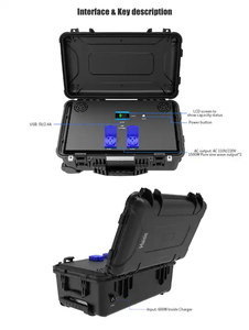 Camping 1000w 2000w 3000w Portable Battery Energy Storage <b>Power</b> Station - Product Image 2