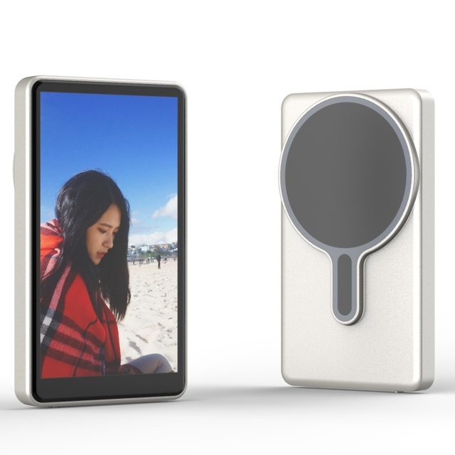 OEM T1 Magnetic Selfie Screen Wireless Phone Monitor HD Vlog Display Real-Time Mirroring for iPhone for Android Live Streaming