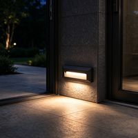 Lampu LED Linear Minimalis untuk Tangga & Dinding, Profil Rendah, Pemasangan di Permukaan untuk Tangga, Koridor, Dinding Pintu Masuk, Jalan Luar Ruangan