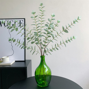 Feuille d'eucalyptus artificielle Qingyu Chronicle, verte et réaliste, pour la décoration intérieure - Product Image 2