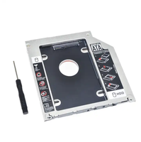 ShuoLe HDD Caddy universale SATA a SATA 2 ° Hdd Caddy 9.5mm per 2.5 "SSD custodia Hard Disk custodia per computer portatile