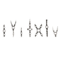 Breloques pour ongles Y2K Punk, style Heavy Metal sombre, accessoires 3D DIY pour la décoration d'ongles à presser