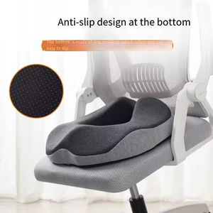 Coussin de siège de voiture de bureau en mousse à mémoire de forme ergonomique pour hémorroïdes soutien coccyx plancher pelvien plaies de pression grossesse chirurgie périnéale - Product Image 3
