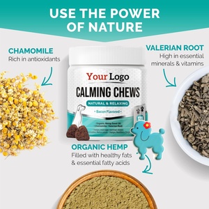 Suplemento masticable calmante orgánico OEM para mascotas, ayuda a controlar el estrés y promueve la relajación, alivio de la ansiedad para perros con melatonina - Product Image 4