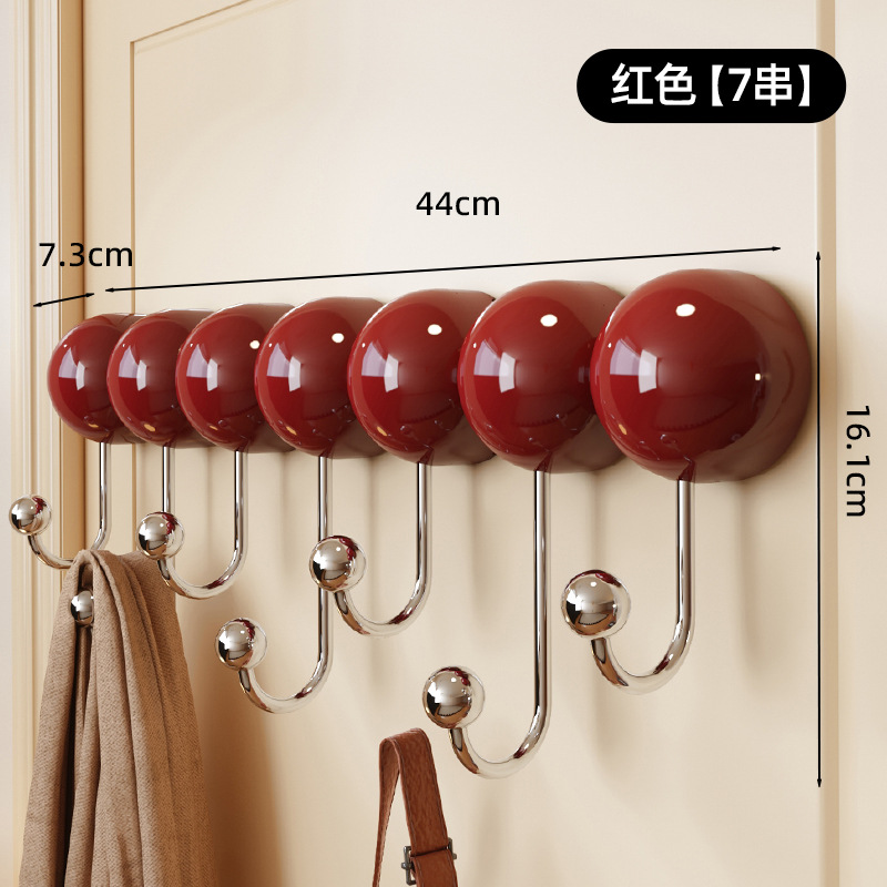Vintage Red 7 Hook