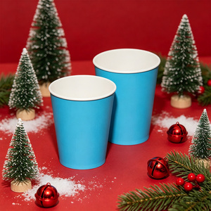 Party Love Set di 8 Bicchieri Usa e Getta da 270Cc, Blu Baby, Ecologici per Feste - Product Image 6