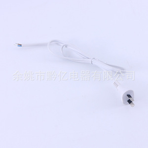 Ac Power Cord 2 Core 10A <b>PVC</b> SJT Wire As Male End <b>Stripped</b> Female Home Appliance Use - Product Image 3