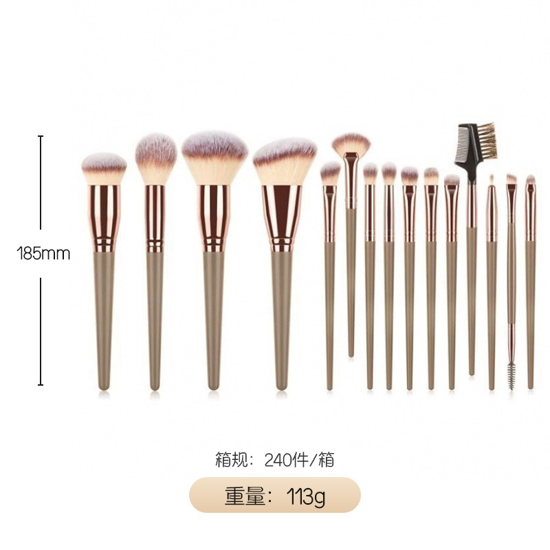 15 ensembles de brosse à cheveux blancs