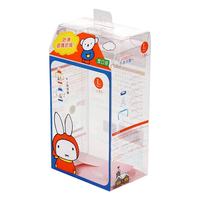 Boîtes en plastique transparentes personnalisées en PET PVC, petites boîtes d'emballage pour jouets pour bébés avec fenêtre de présentation