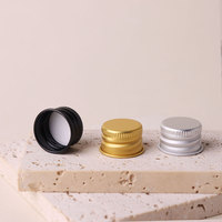 Bouteilles en verre transparentes rondes de 50 ml rechargeables pour vin, boissons, thé au lait, jus, avec bouchons à vis en métal
