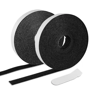 3/4 Inch x 18 Feet Hook and Loop Tape Sticky Back Fastener Roll for fabric Nylon Self Adhesive fastening tape
