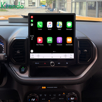 Autoradio Android Krando 12,1 pouces style Tesla pour Ford Bronco Sport 2021 - 2025, système Android, radio de voiture, CarPlay sans fil