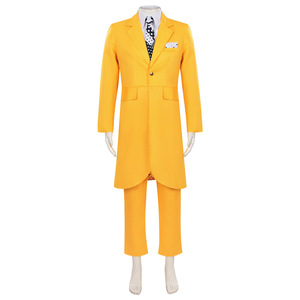 Disfraz <span class=keywords><strong>de</strong></span> Hombre, Máscara, Traje Amarillo, Personaje <span class=keywords><strong>de</strong></span> Película <span class=keywords><strong>de</strong></span> Comedia <span class=keywords><strong>de</strong></span> <span class=keywords><strong>los</strong></span> <span class=keywords><strong>90</strong></span>, Cosplay, Disfraz <span class=keywords><strong>de</strong></span> Halloween, Conjunto <span class=keywords><strong>de</strong></span> Disfraces - Product Image 5