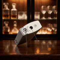 Briquet Plasma Mrvi Rechargeable USB-C en Alliage de Zinc Écologique Sans Flamme – Idéal Cadeau
