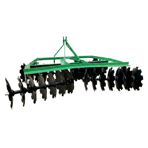 Herse à disques hydraulique lourde à 24 disques, montée sur tracteur, pour la préparation du sol agricole, équipement agricole, moteur à essence haute performance - Product Image 1