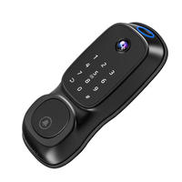 Serrure de porte intelligente avec caméra, vidéo, empreinte digitale, mot de passe numérique, sans clé, pour appartement, maison, chambre, Tuya Ttlock