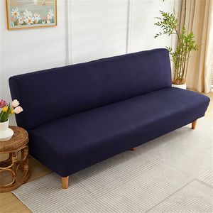 Funda de <span class=keywords><strong>sofá</strong></span> cama de LICRA de fábrica, funda de <span class=keywords><strong>sofá</strong></span> recta antipolvo elástica para sala de estar, <span class=keywords><strong>fundas</strong></span> de <span class=keywords><strong>sofá</strong></span> cama lavables sin brazos - Product Image 2