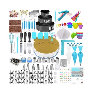 512 Stück Kuchen Dekorations werkzeuge Kuchenst änder Plattenspieler Dekorations set Dekorations zubehör Kit Zuckerguss Tipps und Taschen Kuchen Werkzeuge