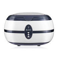 Untuk VGT-800 600ML Pembersih Ultrasonik Digital Elektrik Perhiasan Gigi 40KHz 35W Timer Digital 3 Menit Otomatis Bahan Stainless Steel 304