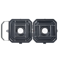 Réchaud à gaz double tête pratique, nouveau design cassette pour camping en plein air, barbecue en nature, pique-nique, ustensiles de cuisine