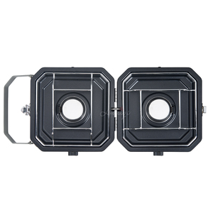 Fornello <span class=keywords><strong>a</strong></span> Gas <span class=keywords><strong>a</strong></span> Doppia Testa Pratico, Nuovo Design <span class=keywords><strong>a</strong></span> <span class=keywords><strong>Cassetta</strong></span> per Campeggio all'Aperto, Barbecue nella Natura, Picnic, Utensili da Cucina - Product Image 4