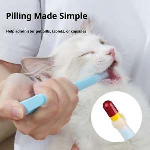 Dispensador de Medicamentos <span class=keywords><strong>para</strong></span> Mascotas, Ecológico, de Silicona y Plástico, Impermeable IPX5, <span class=keywords><strong>para</strong></span> Perros y Gatos, Diseño Redondeado, Puede Administrar Desparasitantes - Product Image 1