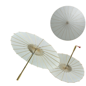 Sombrilla de Papel de Seda Blanca Manual Dericsson para Acampar, Bailar, Accesorios de Fotografía, Manualidades para Adultos - Product Image 4