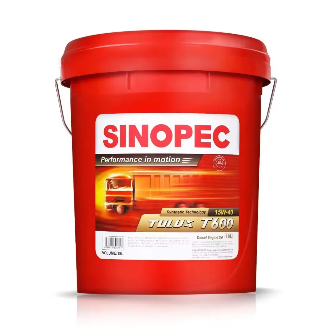 Huile de lubrification pour moteur diesel automobile industriel de qualité Sinopec