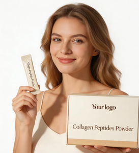 คอลลาเจนเปปไทด์ผง คอลลาเจนหลายชนิดที่ดีที่สุดสำหรับผู้หญิงและผู้ชาย เพื่อเสริมสร้างสุขภาพผม ผิว เล็บ กระดูก และข้อต่อ ชนิดผงจากหญ้า 30 หน่วยบริโภค - Product Image 1