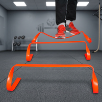 Vallas de Entrenamiento de Agilidad de PVC Sahni Sports, Juego de Vallas de Entrenamiento de Velocidad Profesional, Vallas de Entrenamiento de Fútbol Ajustables
