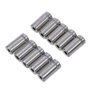 YUFU A2 <span class=keywords><strong>A4</strong></span> Acier inoxydable 304 Alliage de titane et zinc <span class=keywords><strong>Goupille</strong></span> <span class=keywords><strong>cylindrique</strong></span> droite trempée Filetage M10 Longueur 15mm - Product Image 4