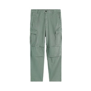 Pantalon cargo en coton de coupe régulière poches latérales poches sur les jambes à soufflet avec fermeture à pression pantalon cargo pour hommes sur mesure - Product Image 5