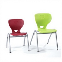 Chaises d'école pliantes en plastique de style moderne et durables avec tablette d'écriture intégrée pour salle de classe – Mobilier