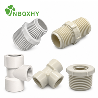 Raccords de tuyauterie en PVC de 1/2 à 4 pouces : Raccords filetés femelle et mâle, coudes, tés, embouts, adaptateurs réducteurs pour conduites d'eau