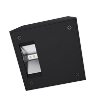 Lampe murale solaire à LED moderne et simple, cube blanc chaud, luminaires extérieurs pour décoration de jardin alimentés par panneau solaire