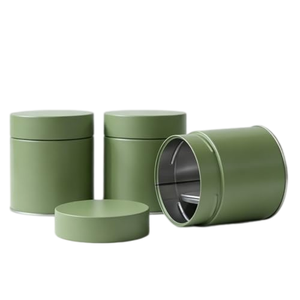 Lata de Té Matcha al por Mayor de 50g, Envase de Grado Alimenticio de 30ml 50ml, Lata de Matcha en Polvo con Tapa Deslizante - Product Image 5