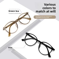 Trendyy TR90 lunettes de Prescription pour hommes femmes visage de diamant polyvalent Danyang 9007Bl couleur noire montures de lunettes à la mode