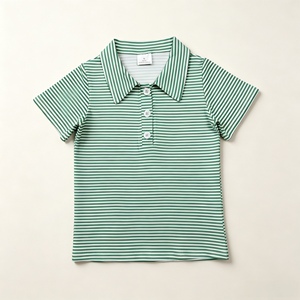 Conjunto de Ropa para Niño Pequeño BSSO2014 Rts, Estilo Boutique, Color Marrón, Tela de Seda de Leche, Venta al por Mayor, Manga Corta, Disponible en Stock - Product Image 5