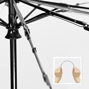 Paraguas de Viaje Compacto Resistente al Viento con Impresión Personalizada, Paraguas Automático - Paraguas Automático Plegable Pequeño para Viaje - Product Image 4