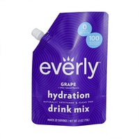 Sachets à bec verseur refermables personnalisés avec logo pour jus et boissons santé – Vente en gros