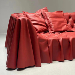 Luxury Lounge Italian Designer divano soggiorno divano Set <span class=keywords><strong>mobili</strong></span> gonna componibile moderna Design posteriore divano in pelle - Product Image 2