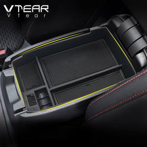 Vtear pour <span class=keywords><strong>Ford</strong></span> Focus 3 voiture accoudoir boîte conteneur support voiture-style insérer plateau clins accessoires de protection décoration Auto - Product Image 2