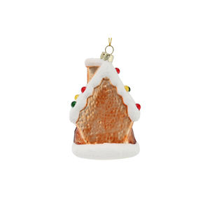 Handgemaakte Glazen Dorpshuis Ornamenten Nieuw Design Home Vakantie Gepersonaliseerde Feestdecoratie Kerstbal Boom Ornamenten - Product Image 5