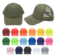 Gorra Trucker de Espuma Bordada Personalizada Unisex al por Mayor, Gorra Deportiva de Lona de 6 Paneles, Gorra Trucker de Moda Hip-Hop con Logotipo Personalizado 100%