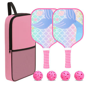 Sıcak Satış Çocuklar İçin 13mm Kalınlığında <span class=keywords><strong>Pickle</strong></span> Raketi Fiberglas Çocuk Pickleball Raketi Oyuncak Hediyeler Özel Logo - Product Image 3