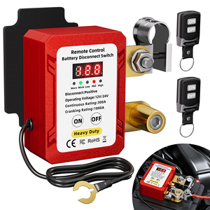 Bulk 300A <b>12v</b> Wireless Remote Battery Cutoff <b>Switch</b> Rohs CE Certified Battery Master <b>Switch</b> With Relay Fobs For Automotive Car - Product Image 1